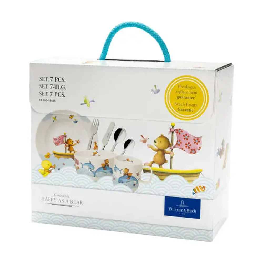 Villeroy & Boch Happy as a Bear 7 deler Barneservise