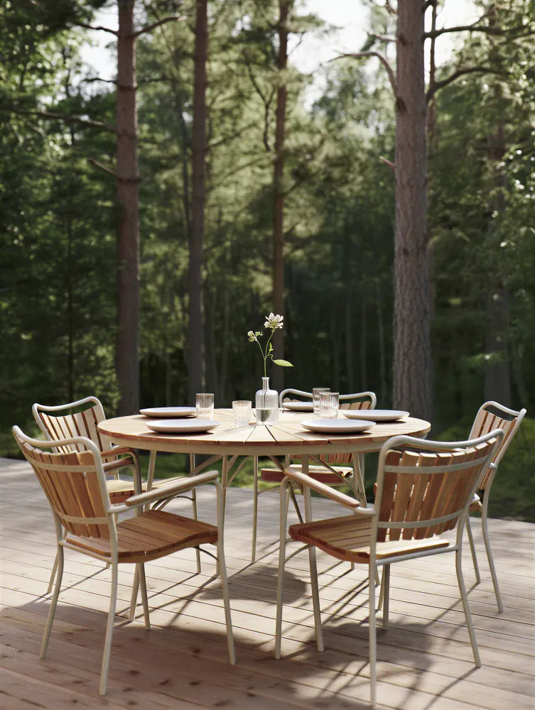 Cinas Ellen Bord Ø130 cm Sand