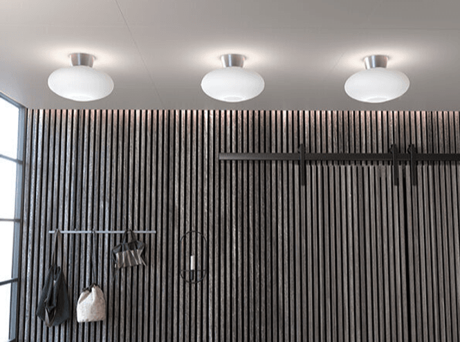 Hovedbilde Belid Bullo Plafond Ø27cm Aluminium Opalglass