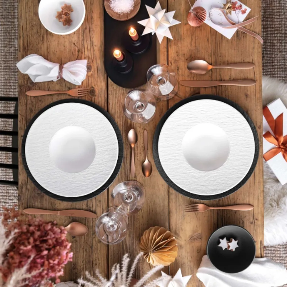 Villeroy & Boch Manufacture Rock Blanc Pastatallerken 28 cm