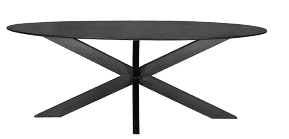 Trend Collection Zion Spisebord Sort – 210 x 100 x 76 cm