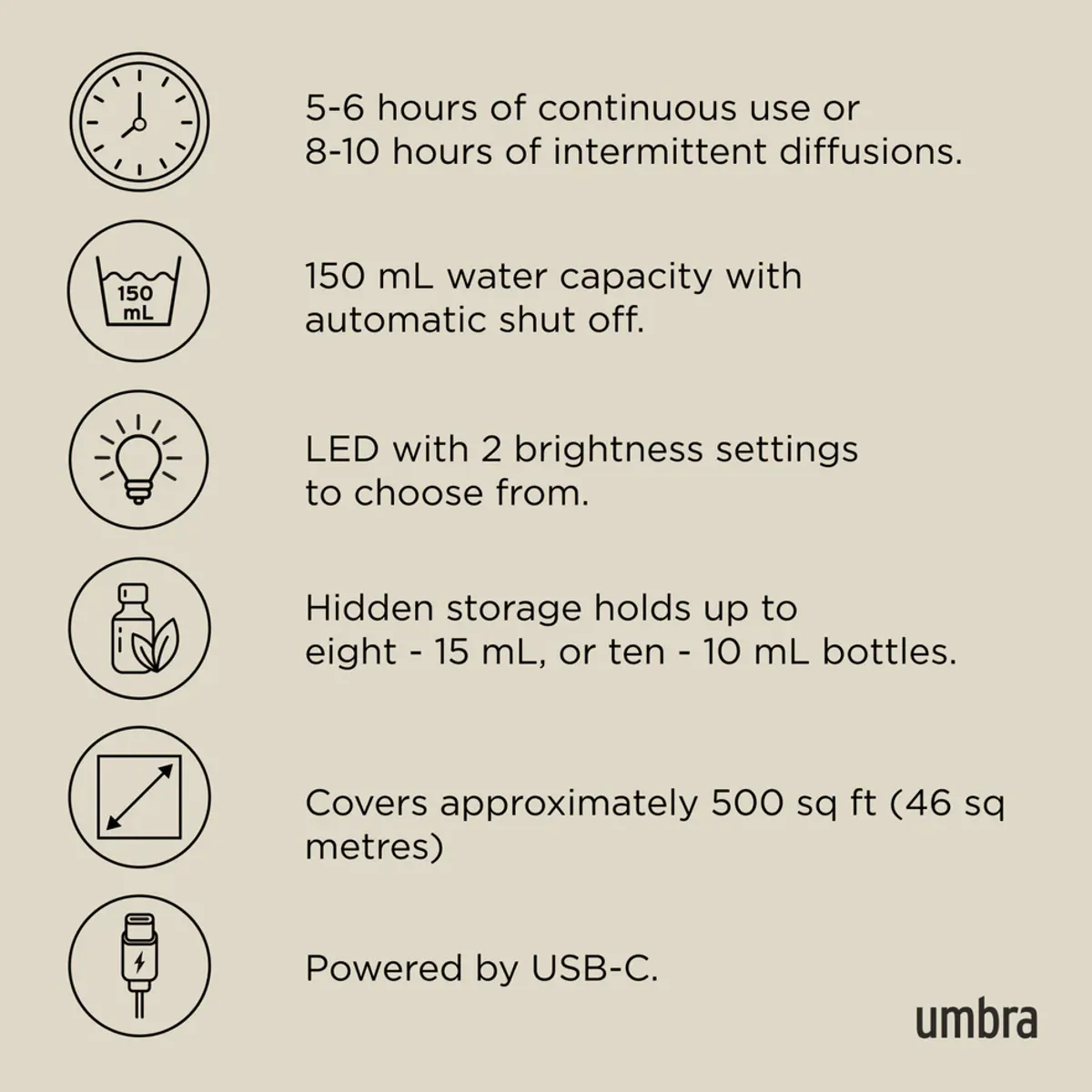 Umbra Casita Diffuser Sand
