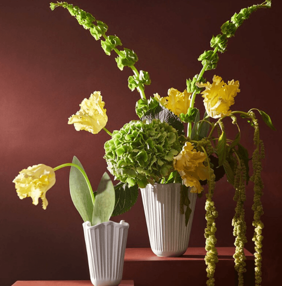 Kähler Hammershøi Unfold Vase 16,5 cm, Hvit