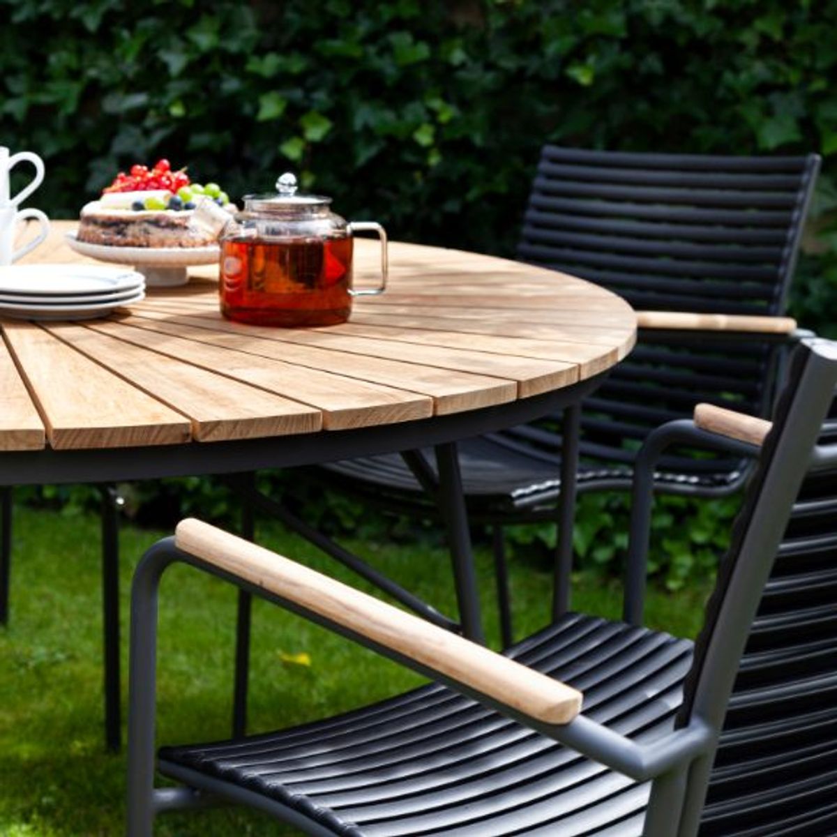 Cinas Mood Classic Stol Antrasitt/Teak