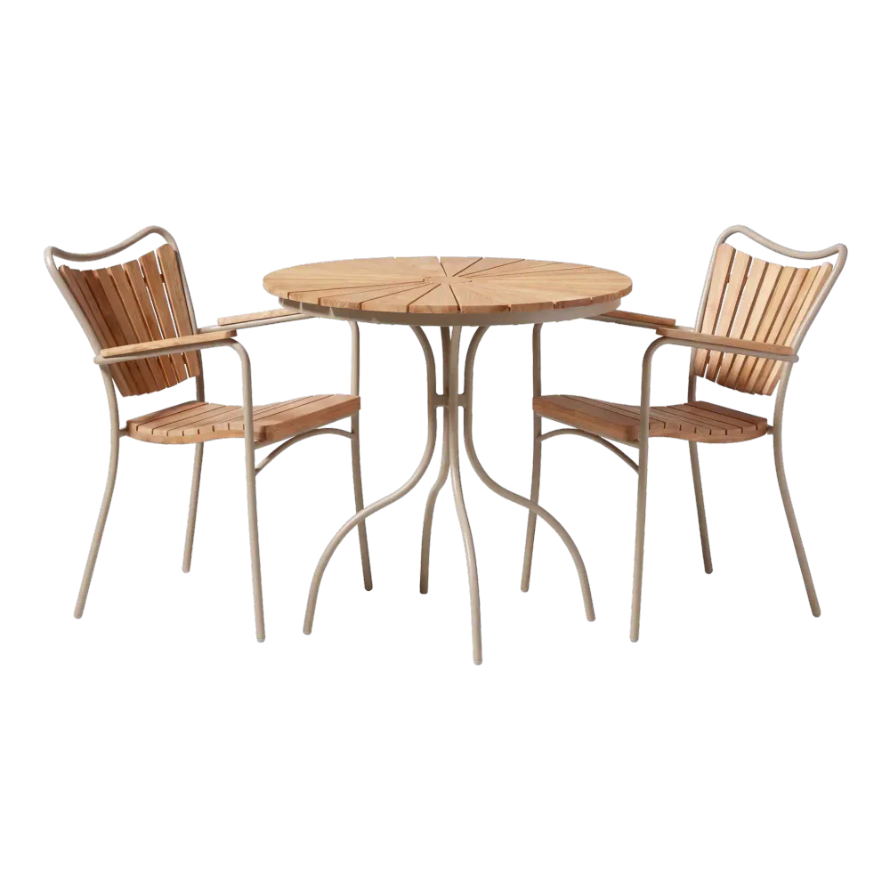 Cinas Ellen Rundt Cafébord Ø80 cm Sand