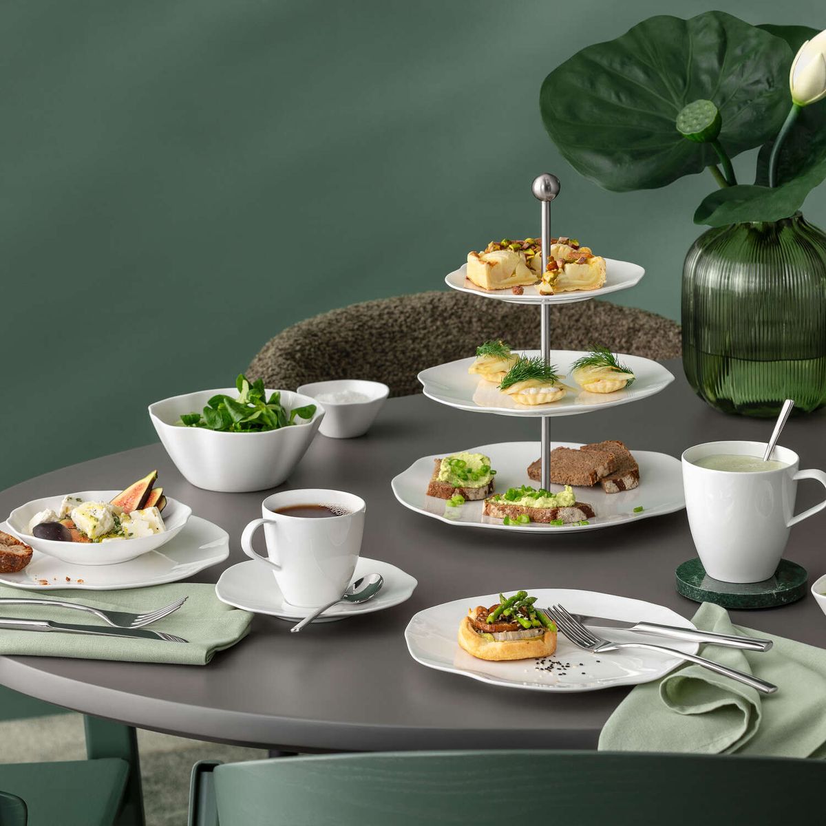 Villeroy & Boch Pura Etasjefat 27 cm Hvit
