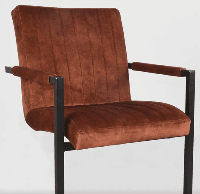 Hovedbilde Trend Collection Milo Spisestol Rust Velour