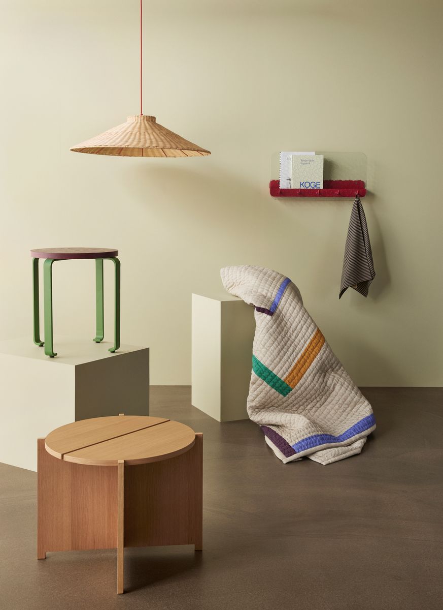 Hübsch Chand Pendel Trapez Natur