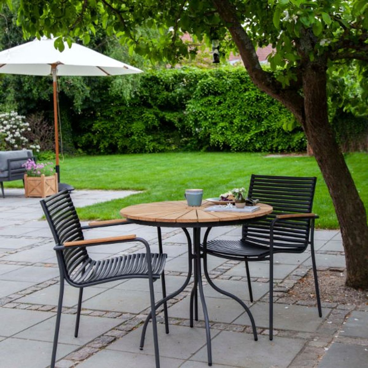 Cinas Mood Classic Stol Antrasitt/Teak