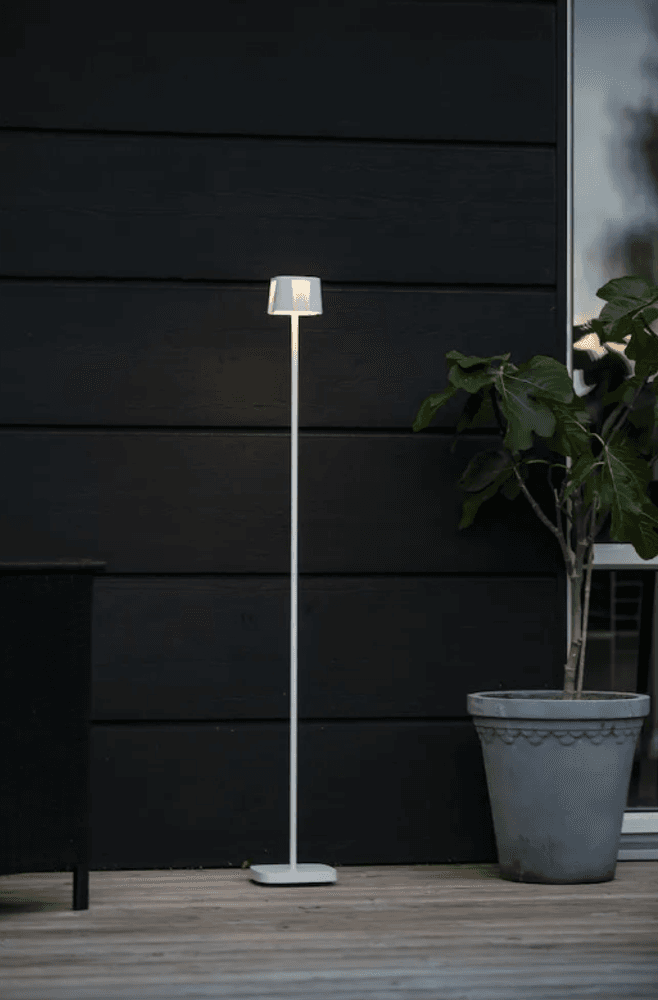 Trend Collection Nice gulvlampe – oppladbar og dimbar, hvit