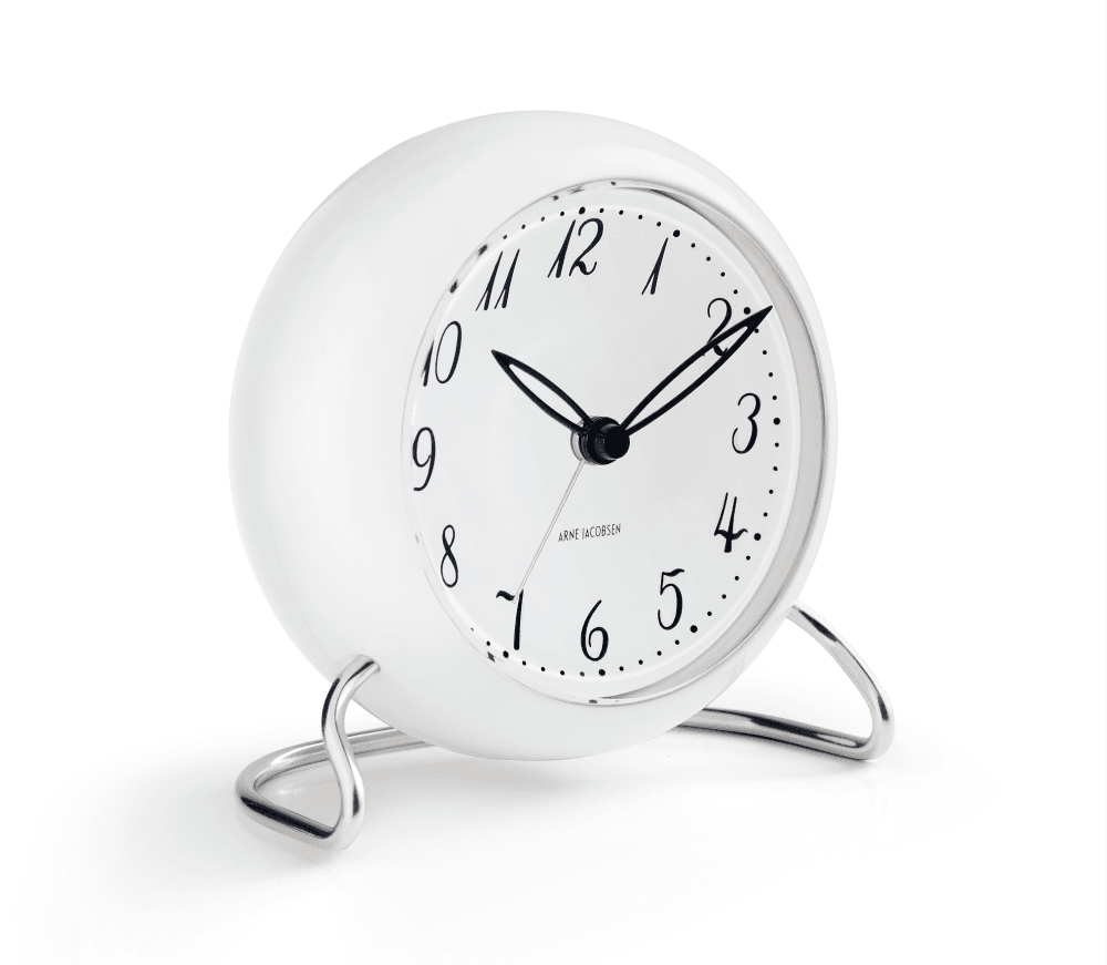 Arne Jacobsen LK bordklokke med alarm