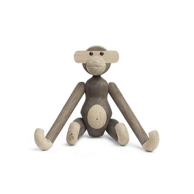 Hovedbilde Kay Bojesen Lille Ape Røkt Eik / Eik 20 cm