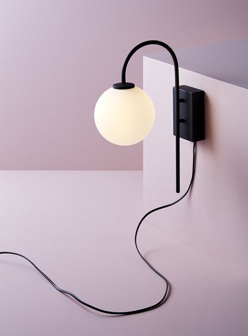 Hovedbilde Herstal Ballon Vegglampe Svart LED