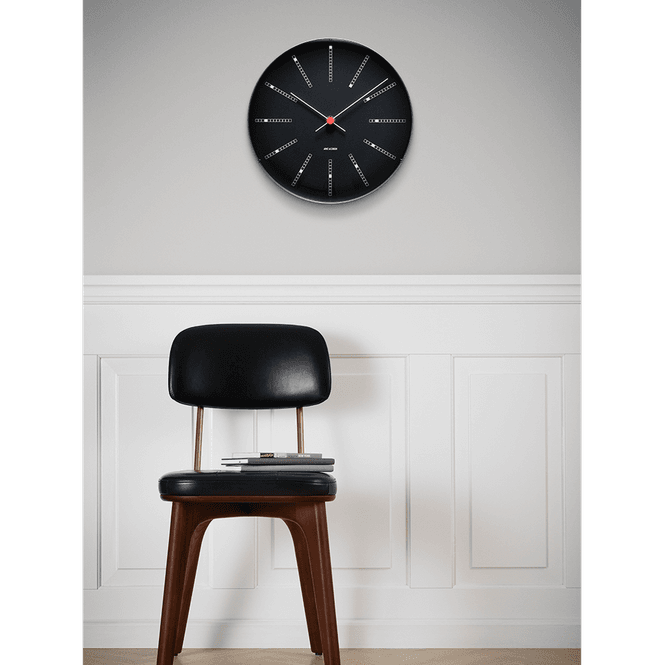 Hovedbilde Arne Jacobsen Bankers svart vegg
