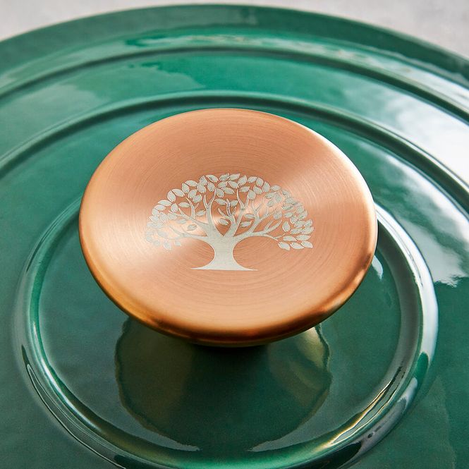 Hovedbilde Barbary & Oak Oval Støpejernsgryte Grønn 3 l