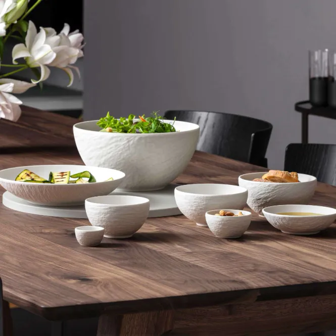 Hovedbilde Villeroy & Boch Manufacture Rock Blanc Salatbolle ...