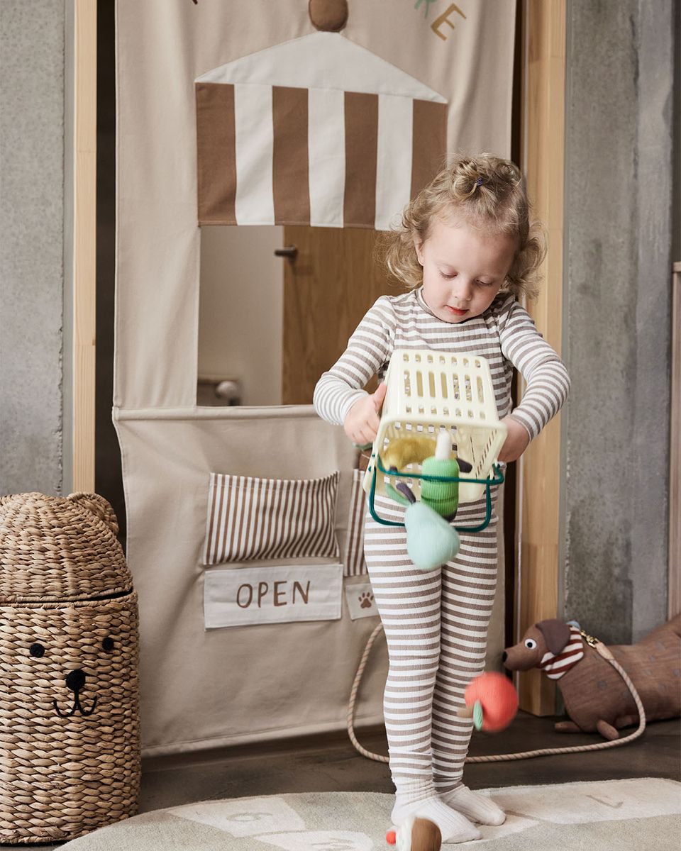 OYOY Mini Bear & Rabbit Oppbevaringskurver 2 stk 