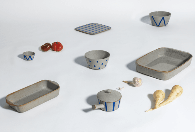 Hovedbilde Lyngby Porcelæn Dan-Ild Serveringsfat 27x27 cm