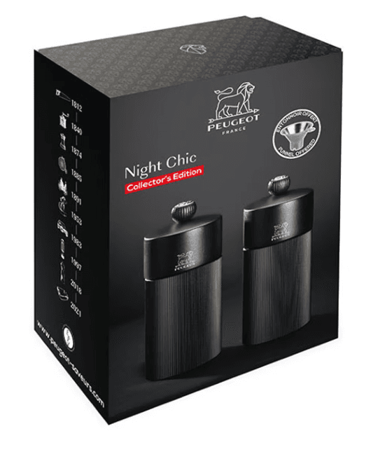 Hovedbilde Peugeot Night Chic Gavesett med Line pepperkvern ...