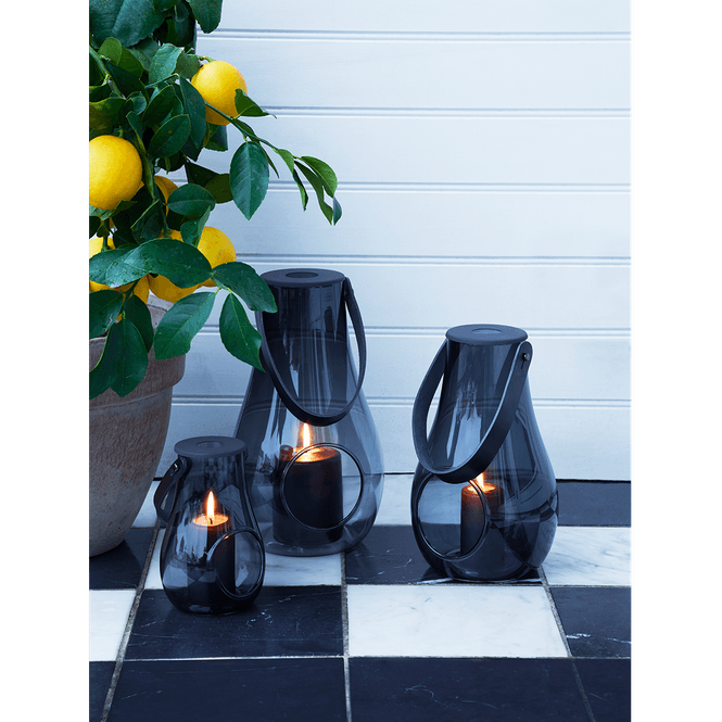 Hovedbilde Holmegaard Design With Light Lykt Smoke 29 cm