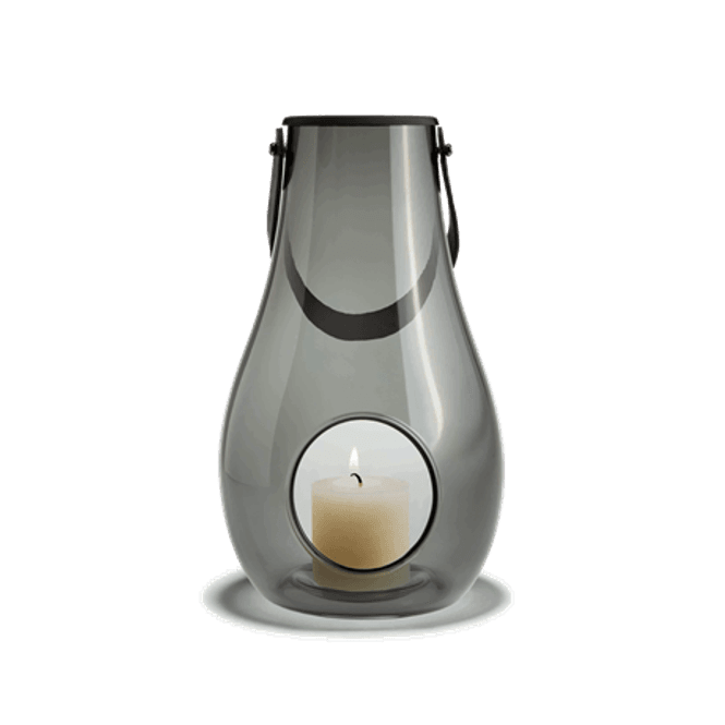 Hovedbilde Holmegaard Design With Light Lykt Smoke 29 cm