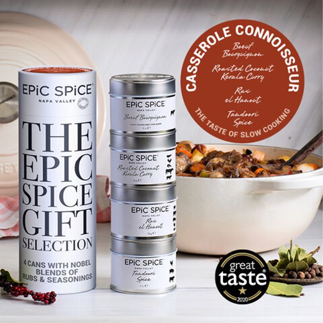 Hovedbilde Epic Spice 4 stk. krydder i Gaveeske - ...