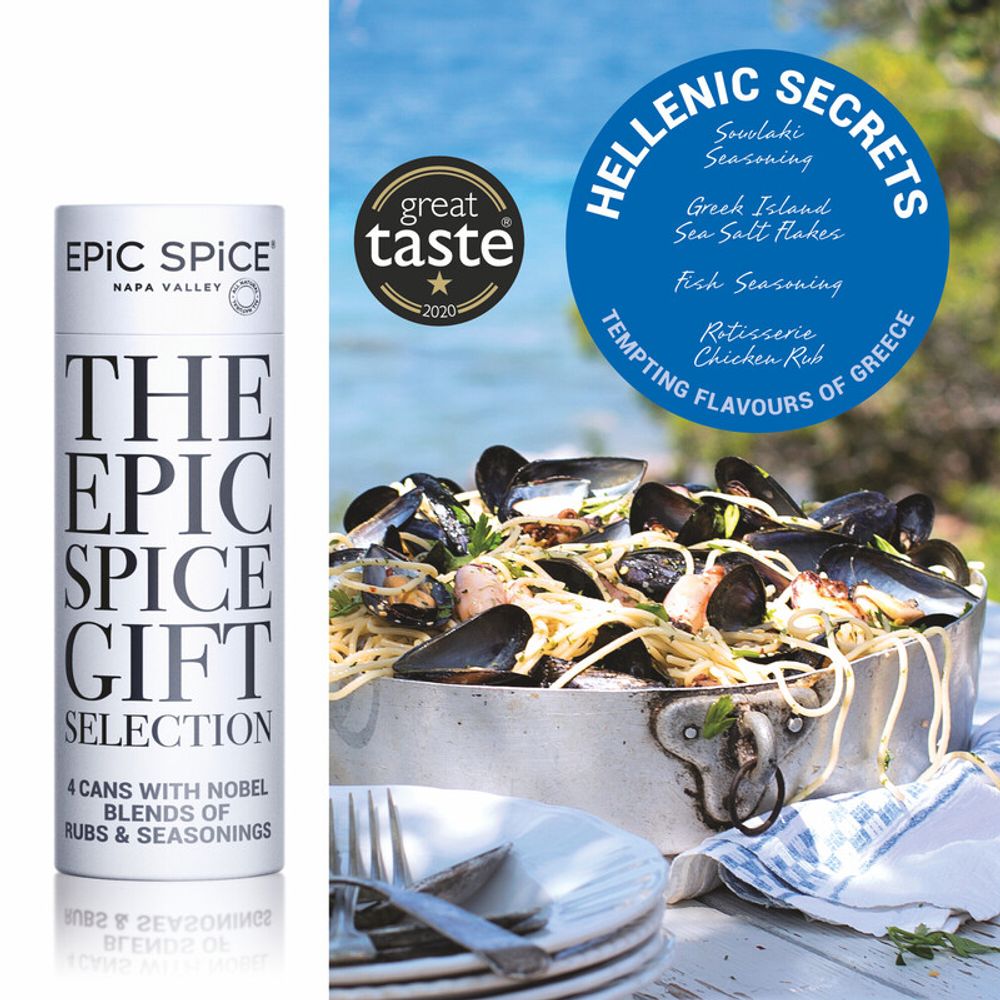 Epic Spice 4 stk. krydder i Gaveeske - Gresk krydder