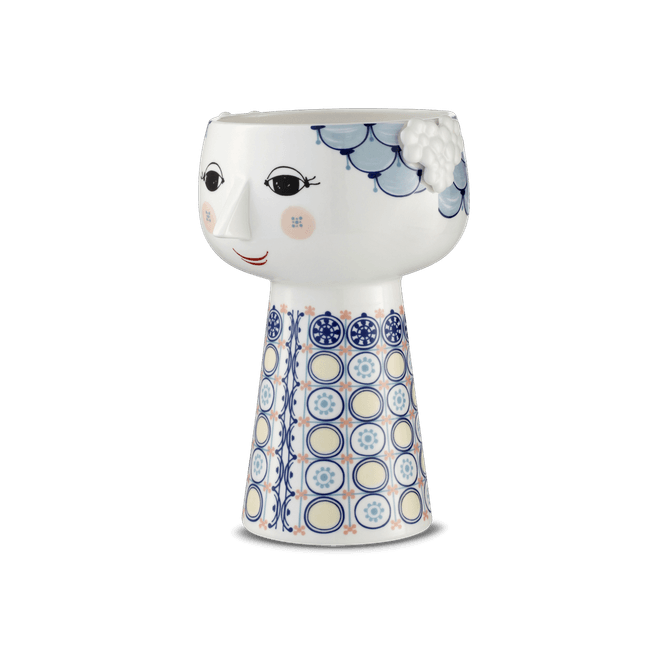 Hovedbilde Bjørn Wiinblad Eva Vase Blue H18,5