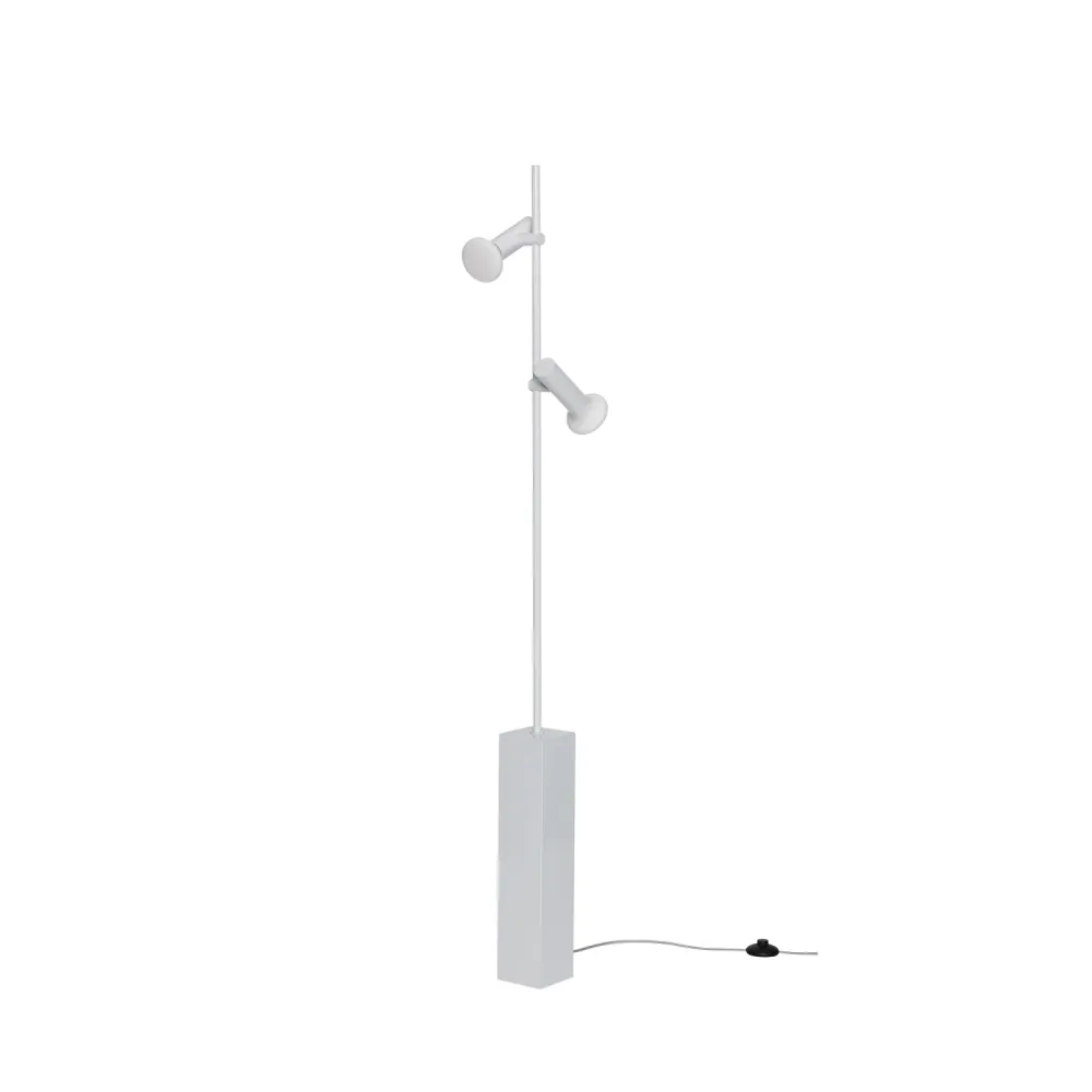 Hübsch Set Gulvlampe Lys Grå
