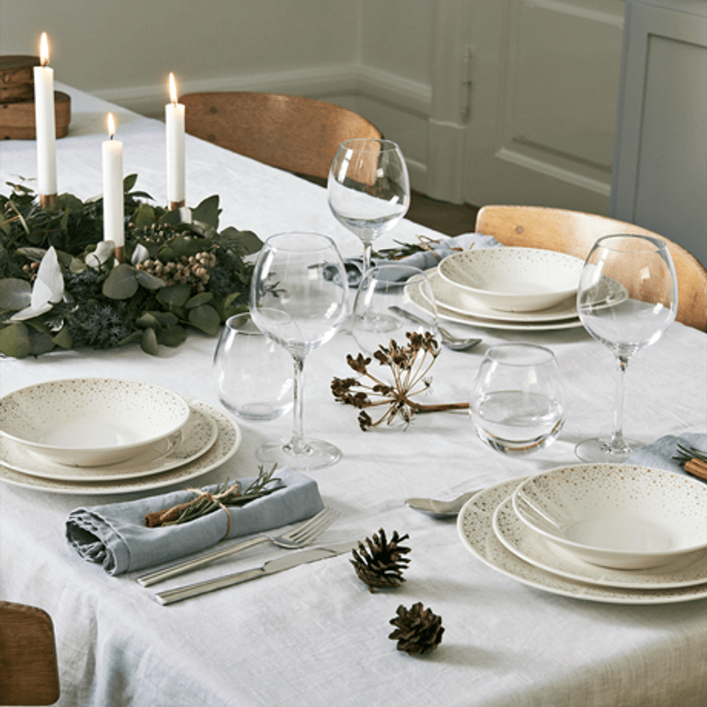 Rosendahl GC Moments Pastatallerken Ø25 cm hvit med gull