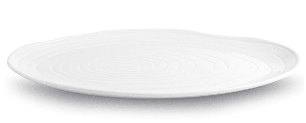 Pillivuyt Boulogne Tallerken Oval Hvit - 36 cm