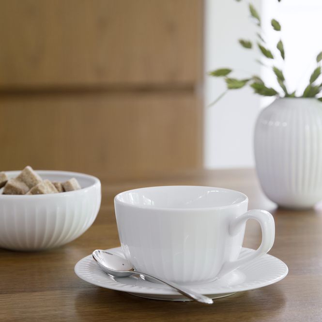 Hovedbilde Kähler Hammershøi Kaffekopp med Skål 25 cl Hvit