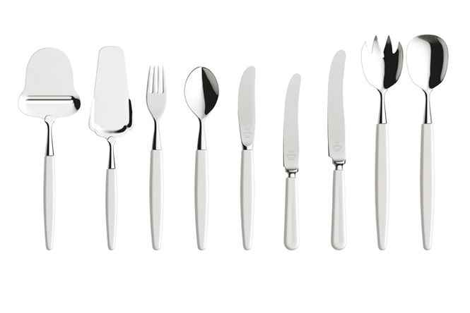 Hovedbilde Skaugum Bestikk Pure White Kakegaffel