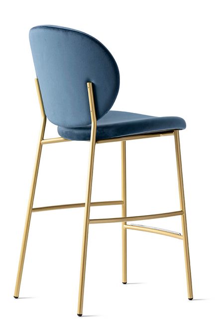 Hovedbilde Calligaris Inès stol messing / blå