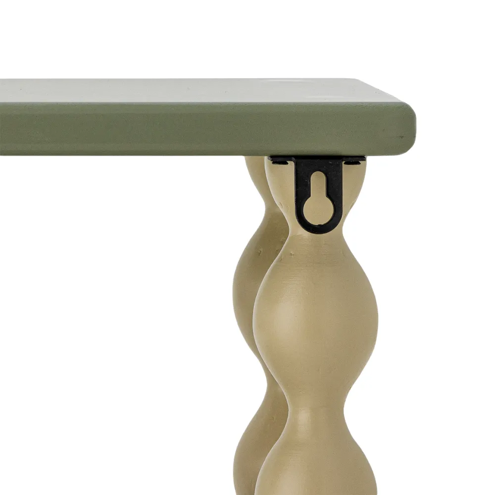 Bloomingville MINI Bibiola Vegghylle Grønn/Beige 60 cm