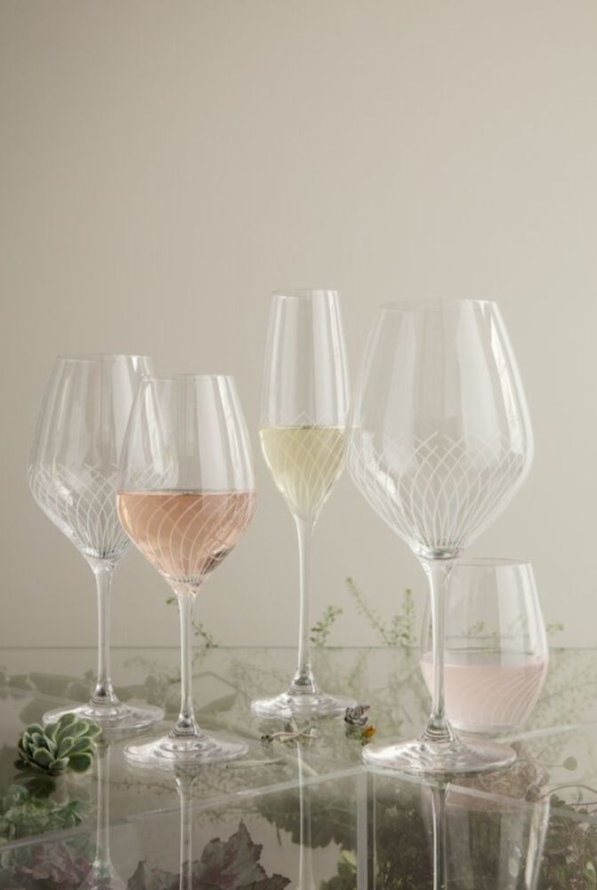 Holmegaard Cabernet Lines Vannglass 25 cl klar 2 stk