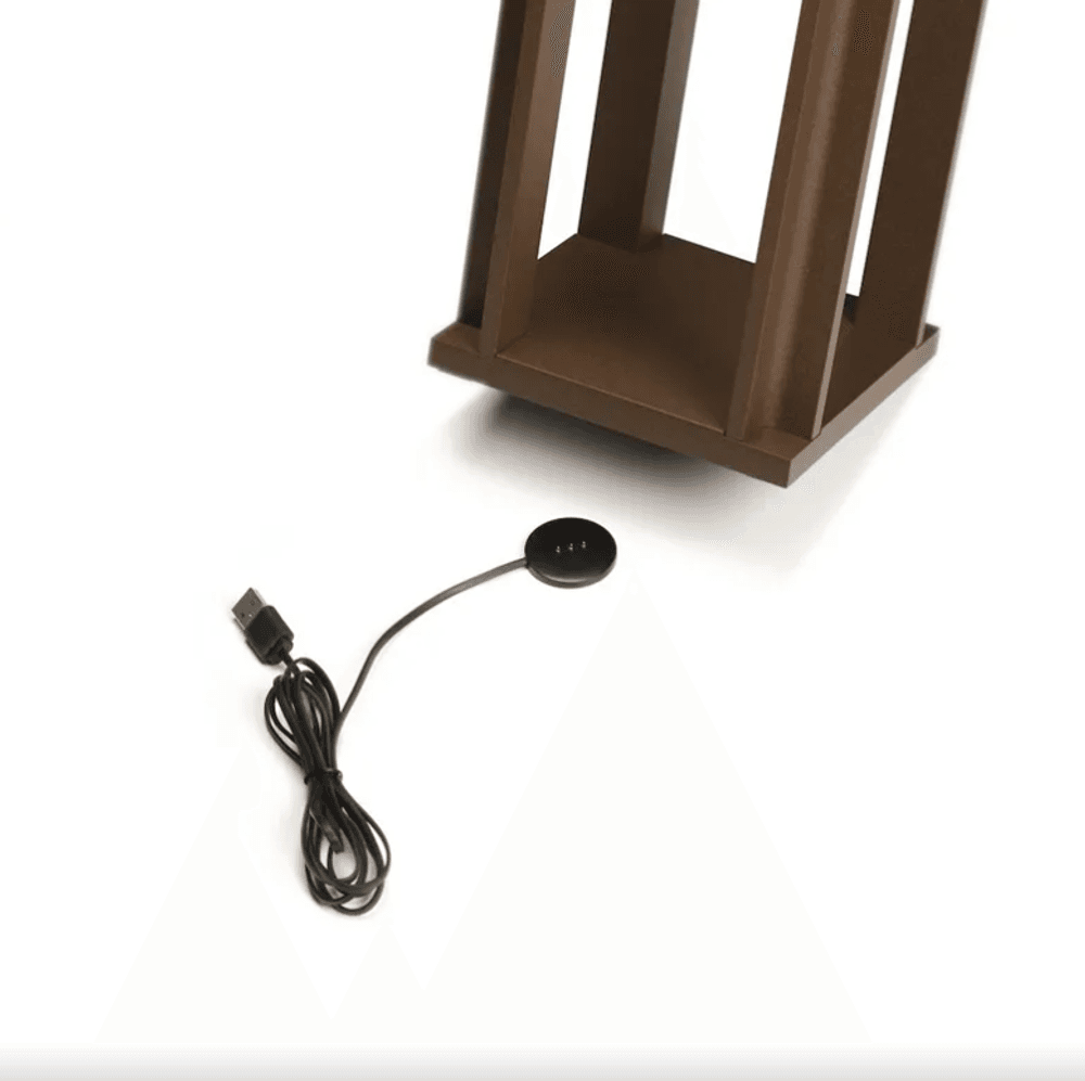 Trend Collection Cannes gulv-/bordlampe – oppladbar og dimbar, rust 42 cm