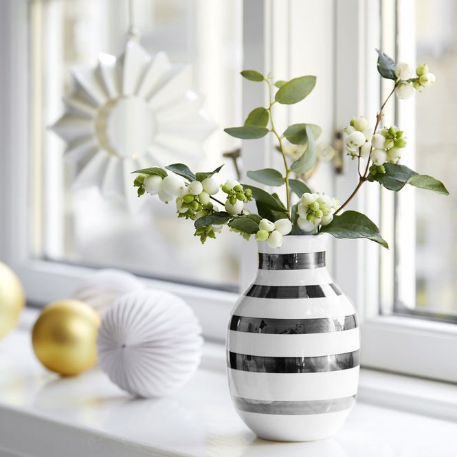 Hovedbilde Kähler Omaggio vase sølv 20 cm