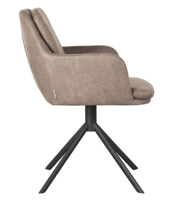 Hovedbilde Trend Collection Svivel Spisestol – Taupe ...