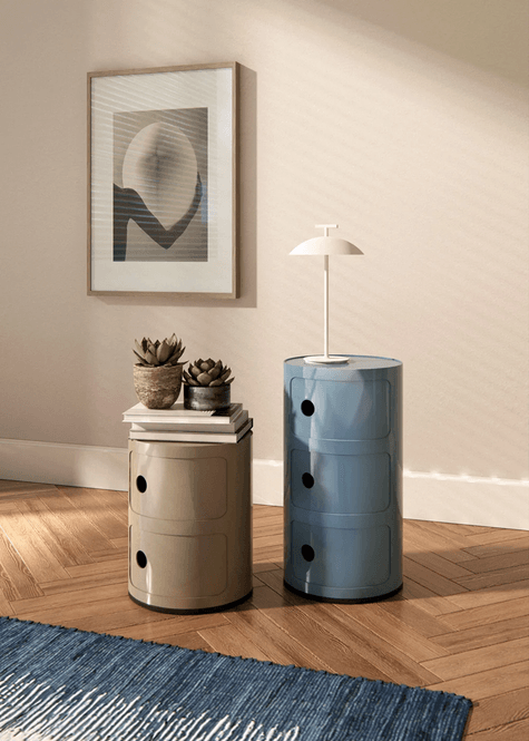 Hovedbilde Kartell Componibili Oppbevaring med 3 rom Tortora