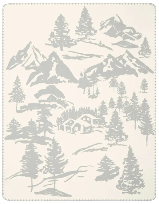 Hovedbilde Biederlack Mountain Dreams Pledd 150x200 cm
