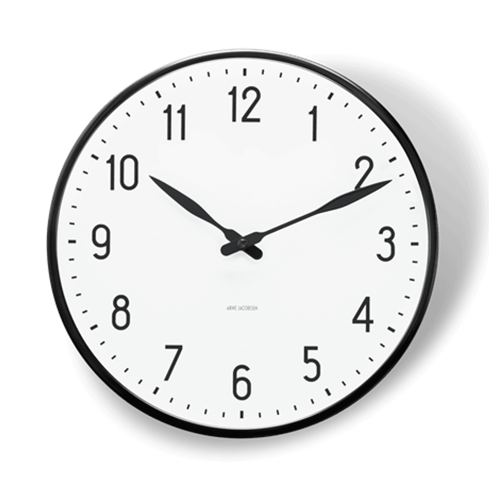Arne Jacobsen Station vegg-ur Ø 29 cm