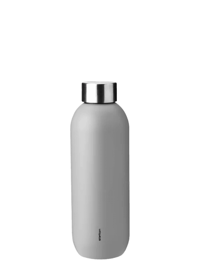 Stelton Keep Cool Vacuum Drikkeflaske 0,6 l  Lys Grå