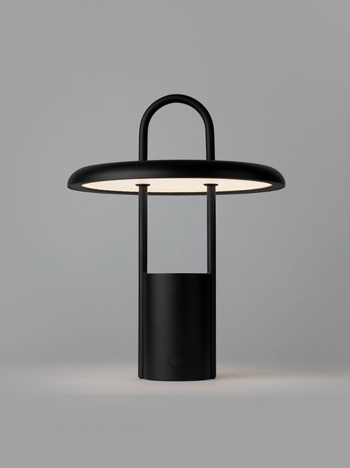 Hovedbilde Stelton Pier Lampe LED trådløs sort 25cm