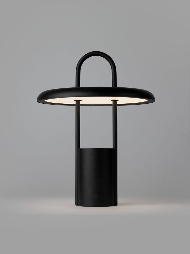 Stelton Pier Lampe LED trådløs sort 25cm