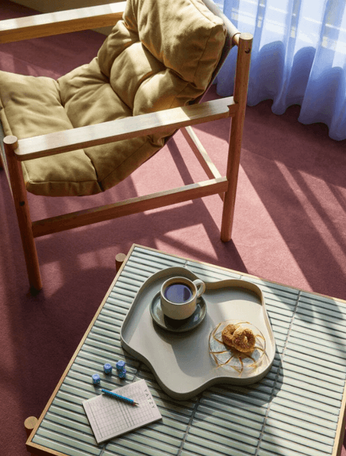 Hovedbilde Hübsch Tile Kaffebord mint/ natur
