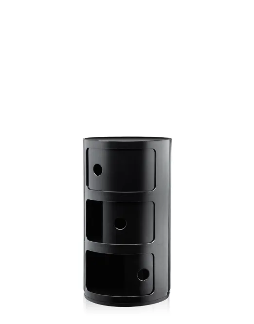 Hovedbilde Kartell Componibili Oppbevaring med 3 rom Sort