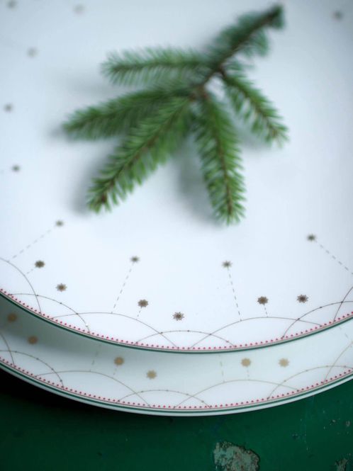 Hovedbilde Wik & Walsøe Julemorgen Girlander Ovalfat 39 cm