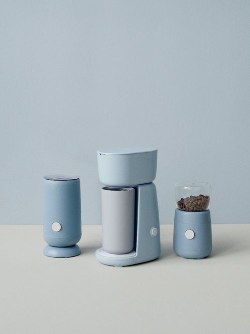 Hovedbilde Rig-Tig Foodie Elektrisk Melkeskummer Støvet Blå