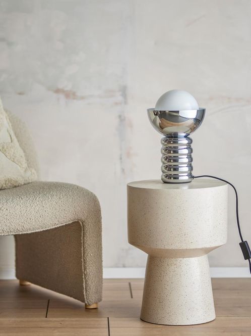 Hovedbilde Bloomingville Spike Bordlampe Sølv